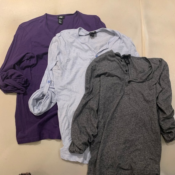 H&M Other - Bundle of three h&m 3/4 length men’s tee